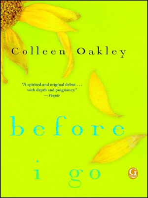 cover image of Before I Go